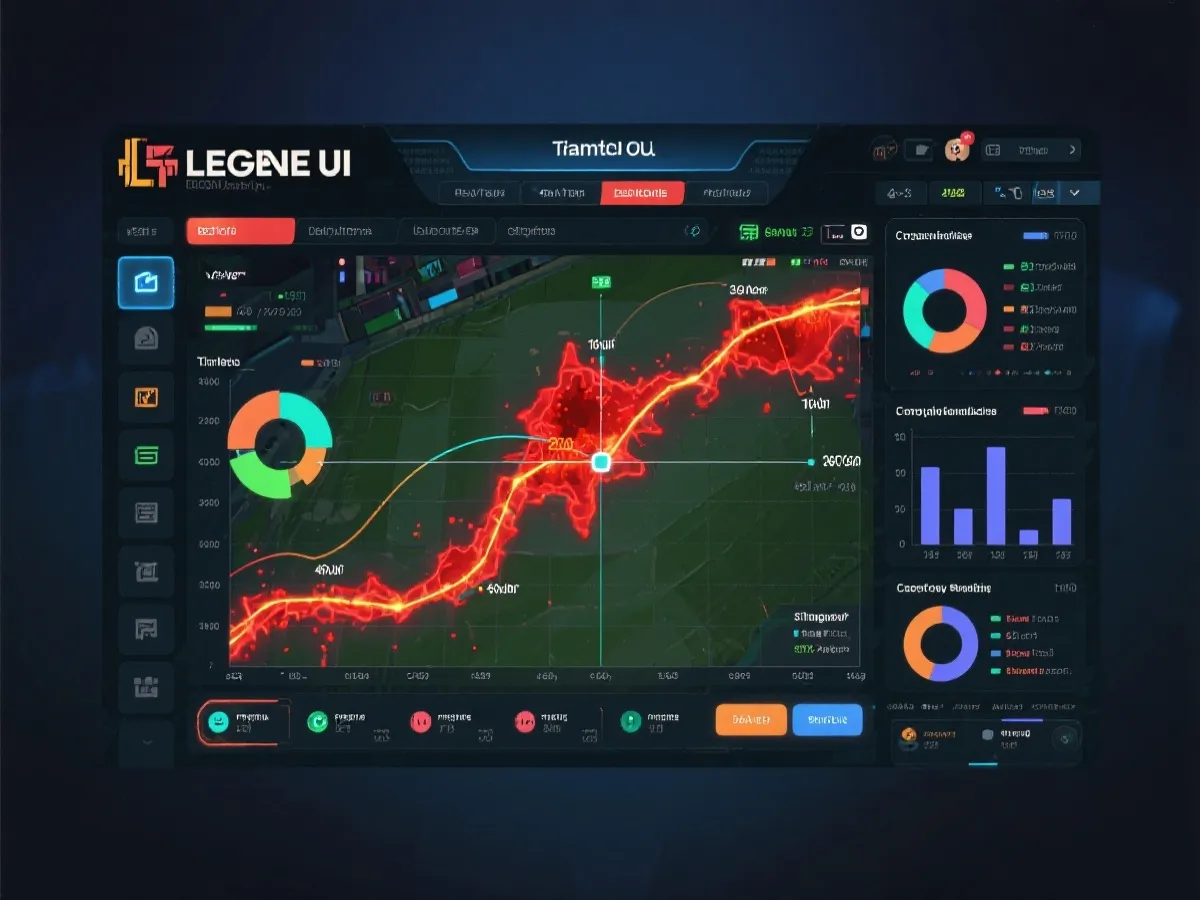 对局节奏与战术热力示意