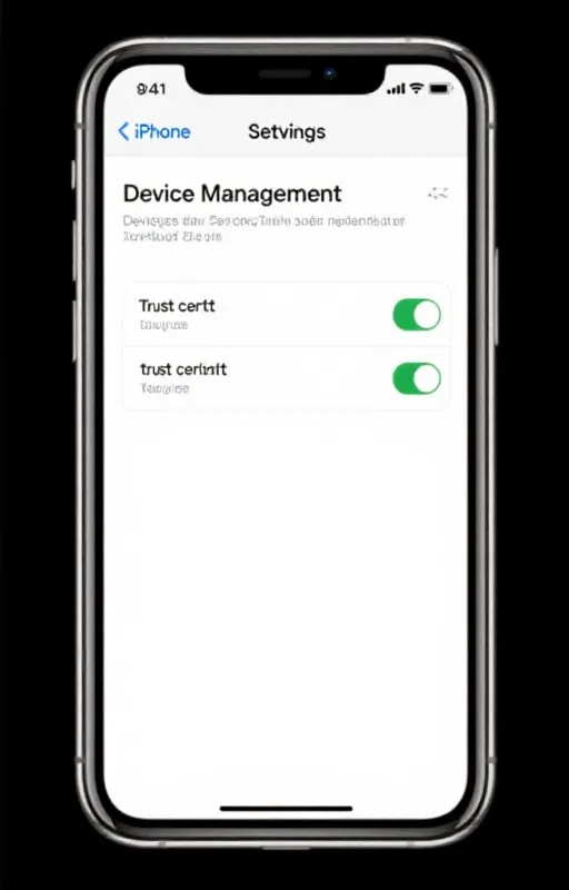 iOS Installation Steps